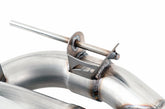 AWE Touring Edition Axle Back Exhaust for BMW F3X 340i / 440i - Chrome Silver Tips (90mm) - Close Up